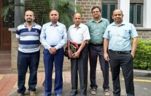 Dr Amit Shinde with Scientists from BARC and University of Pune